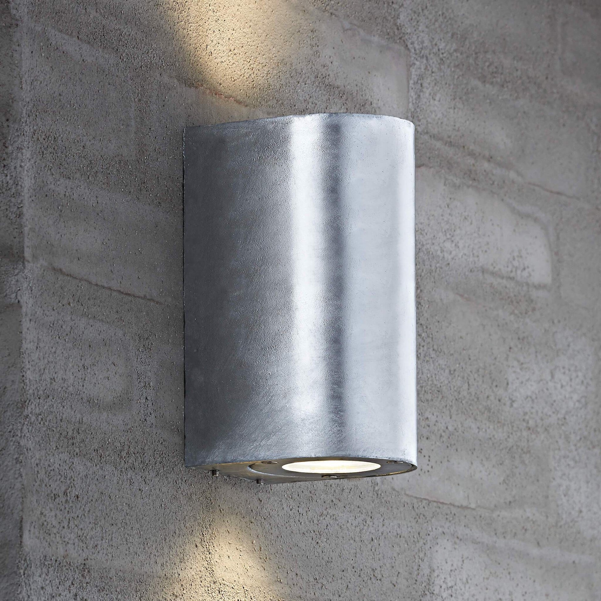 Nordlux Canto Maxi 2 Wall Light - Galvanised-Lampsy