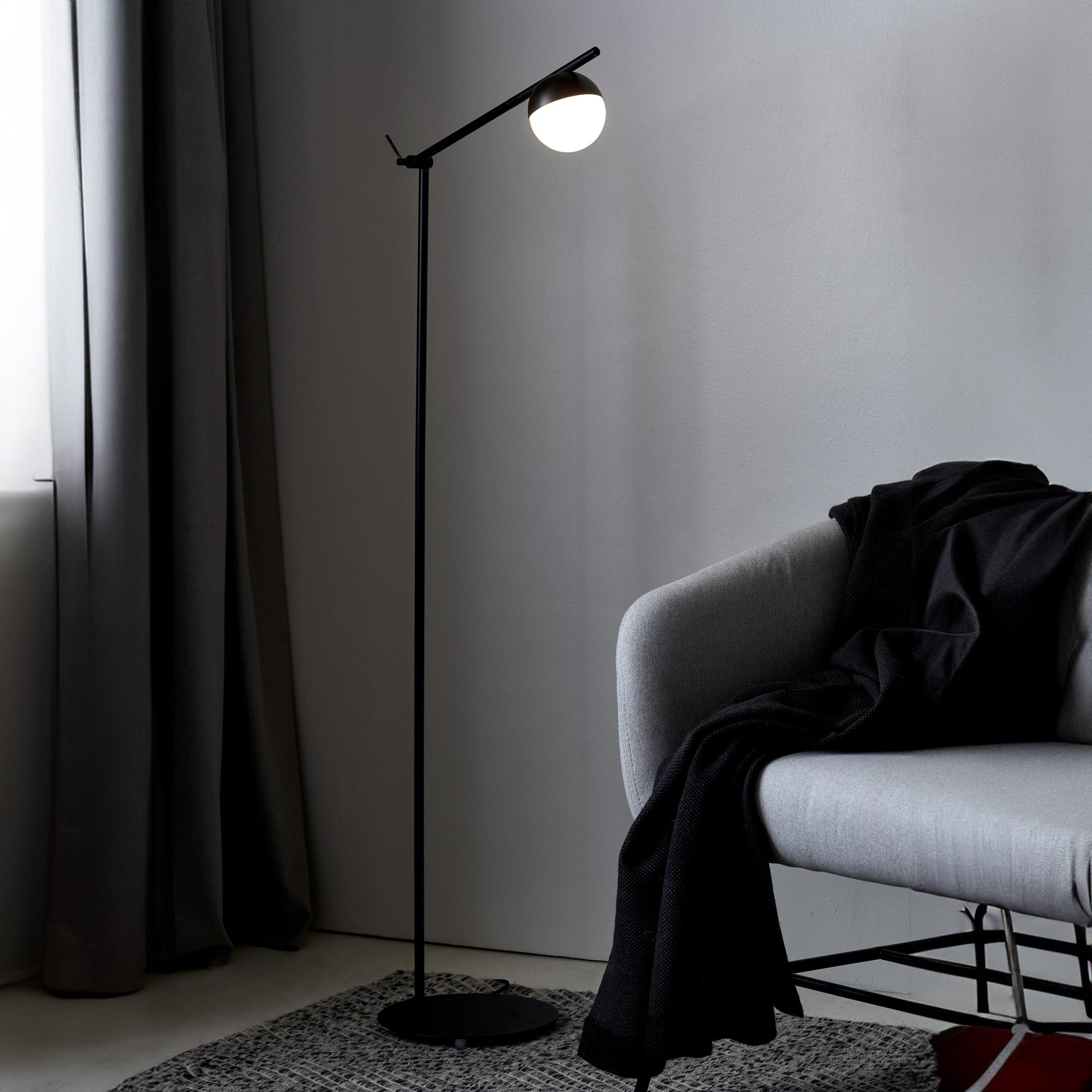 Contina Swing Arm Floor Lamp