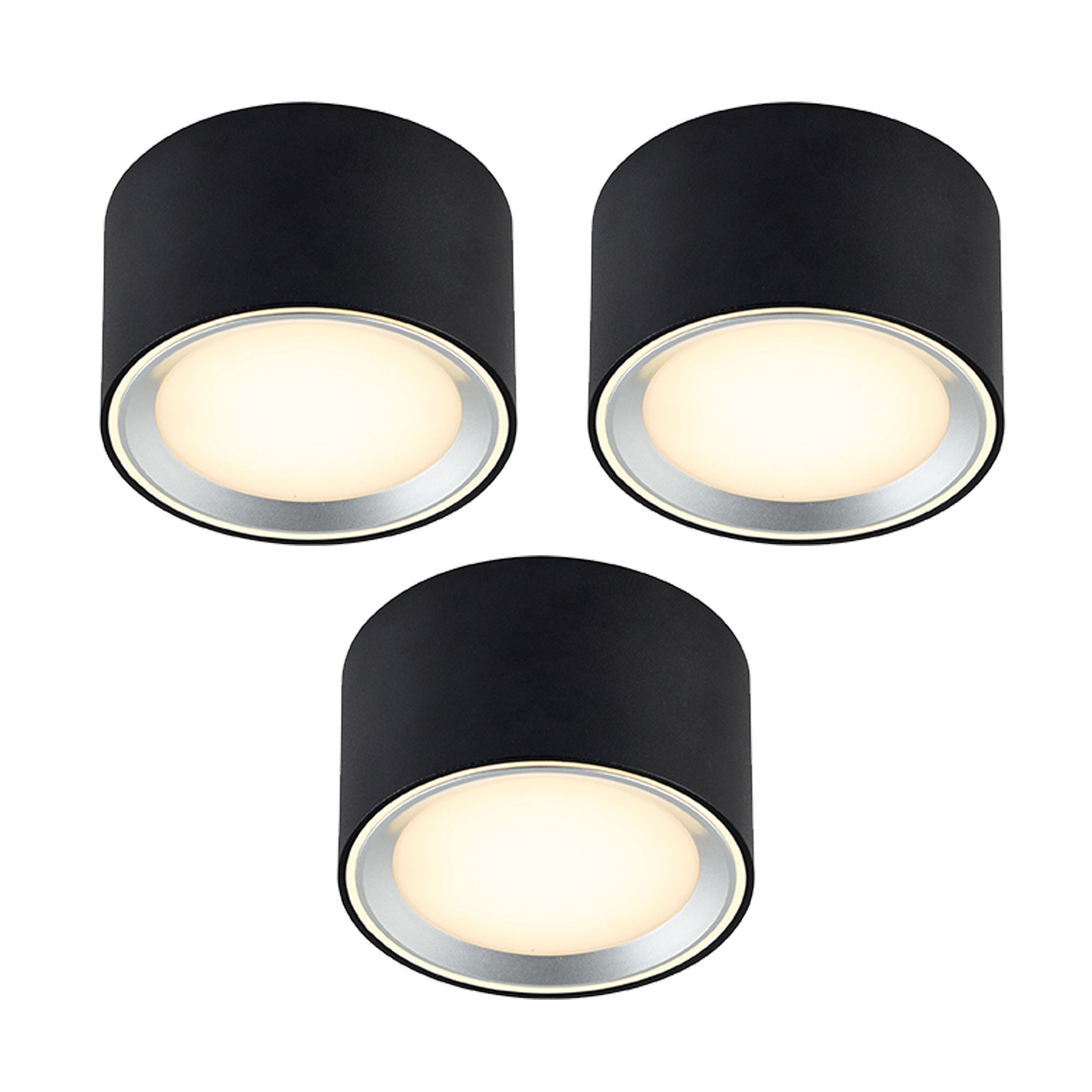 Fallon LED Downlight, 3 Pack