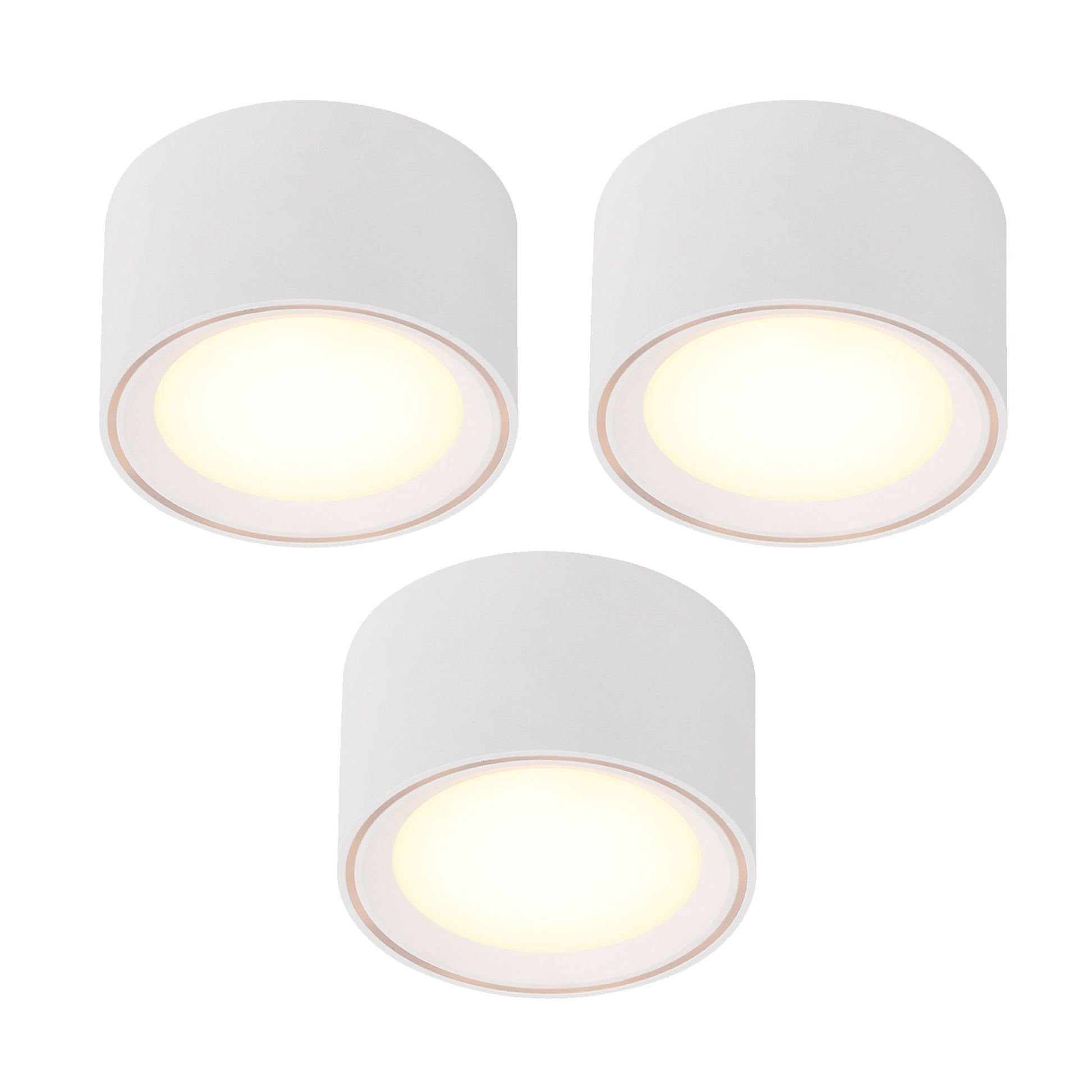 Fallon LED Downlight, 3 Pack