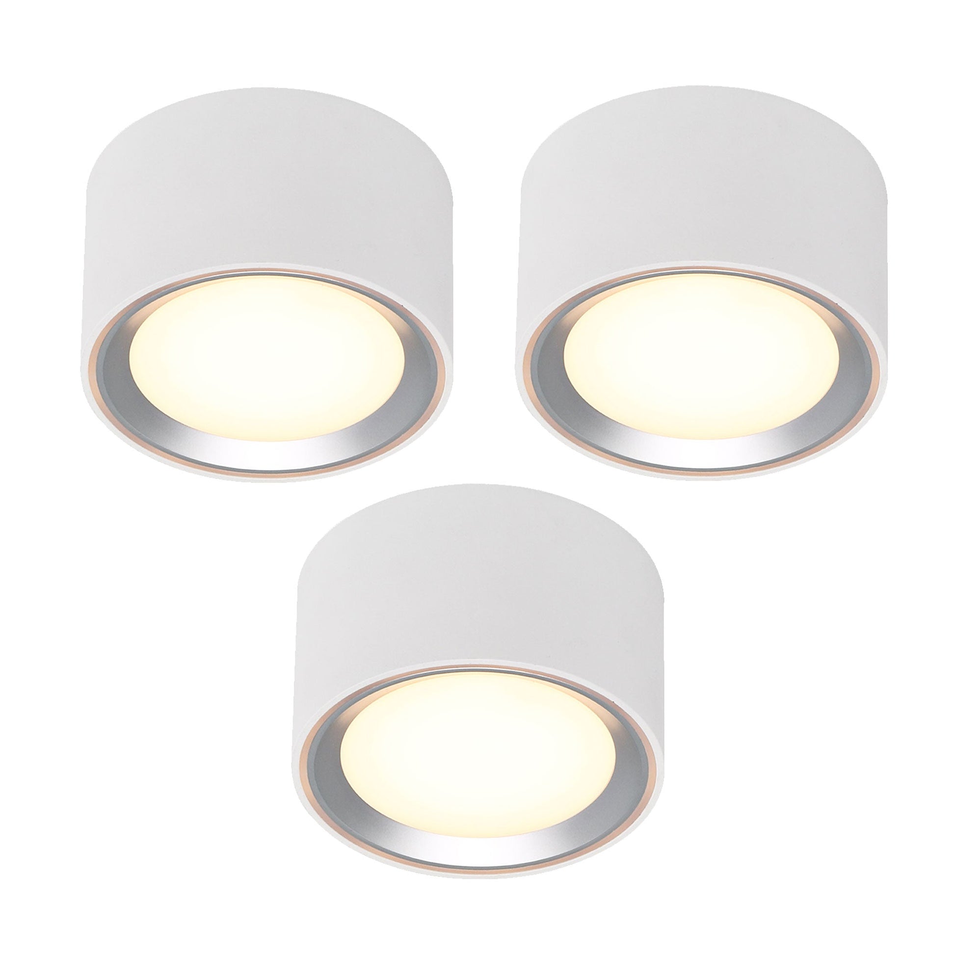 Fallon LED Downlight, 3 Pack