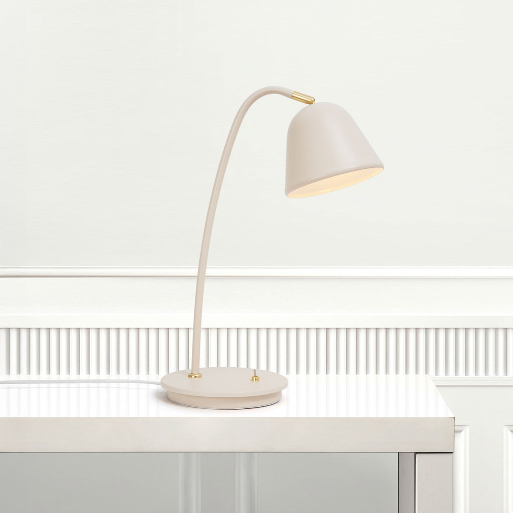 Fleur Desk Lamp, Beige