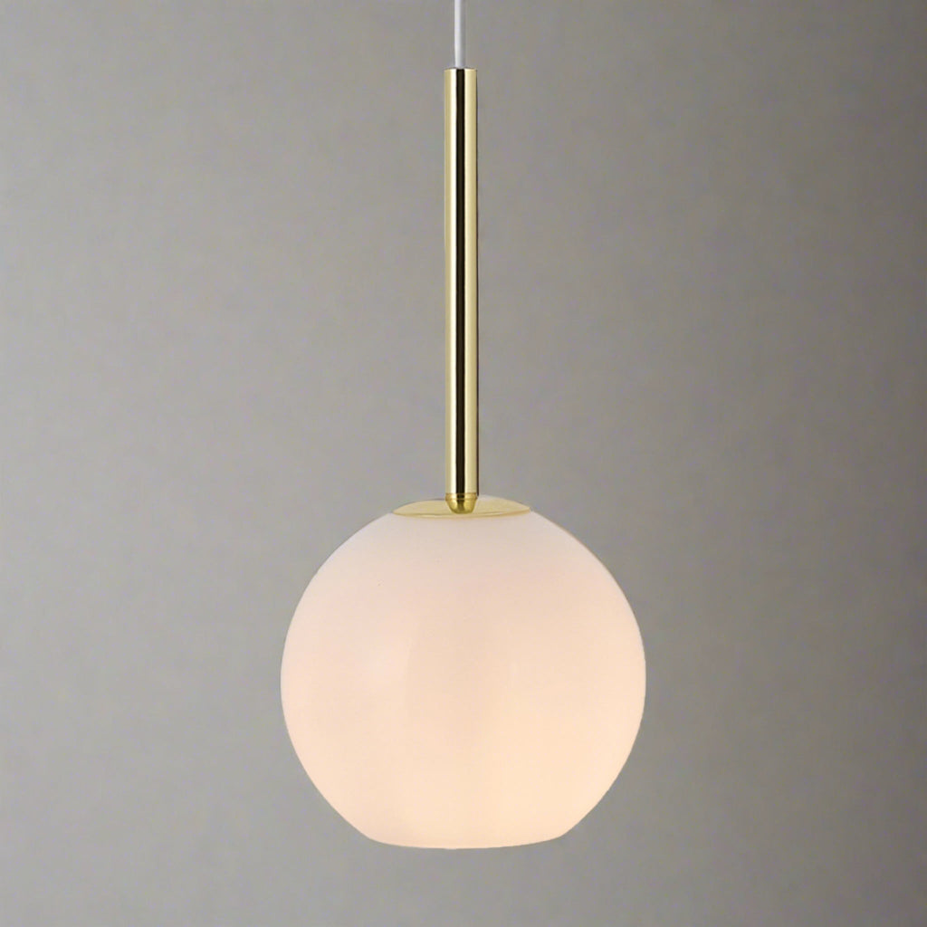 Franca 13 Pendant Light, Brass/Opal