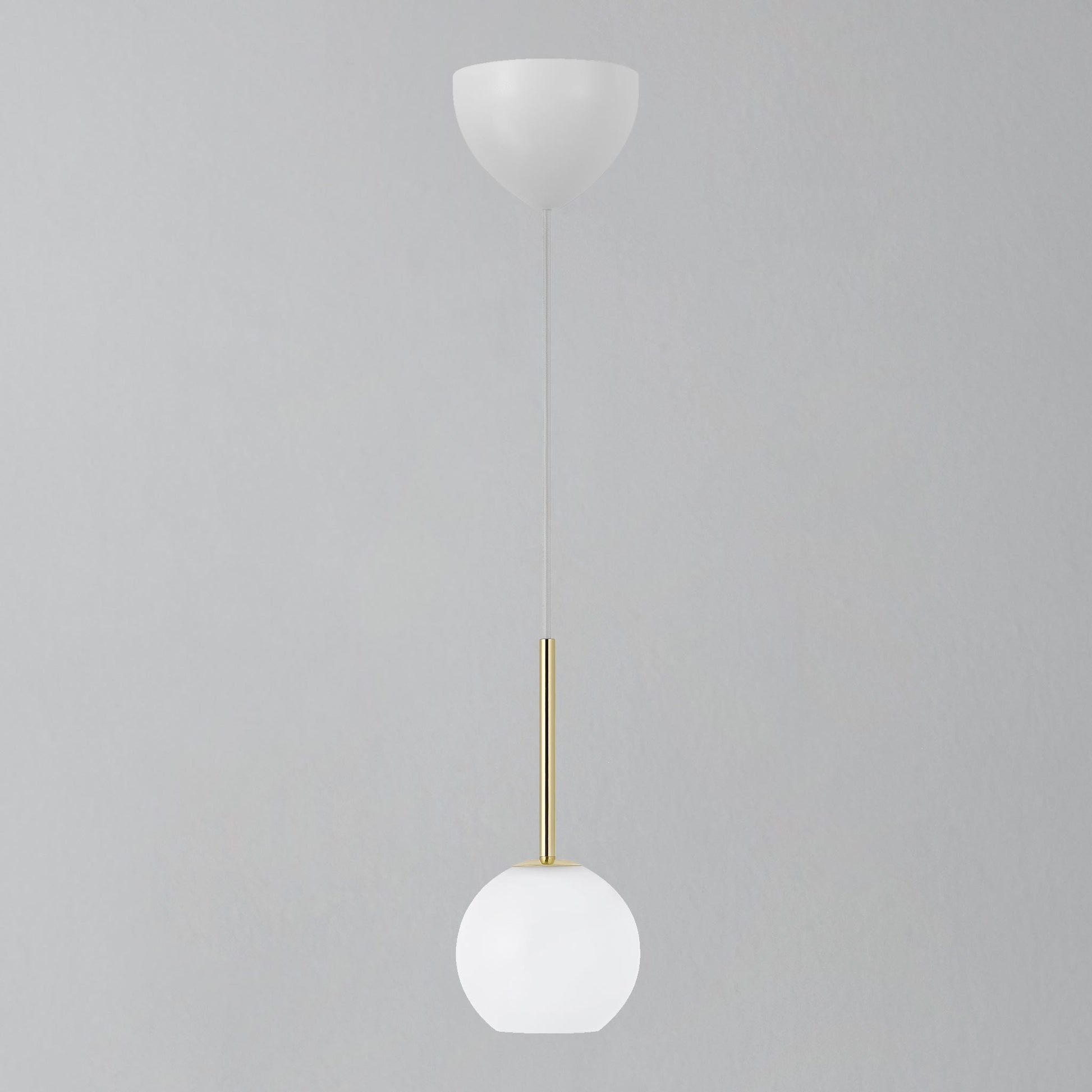 Franca 13 Pendant Light, Brass/Opal