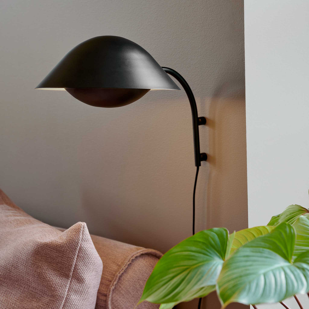 Freya Wall Light, Black