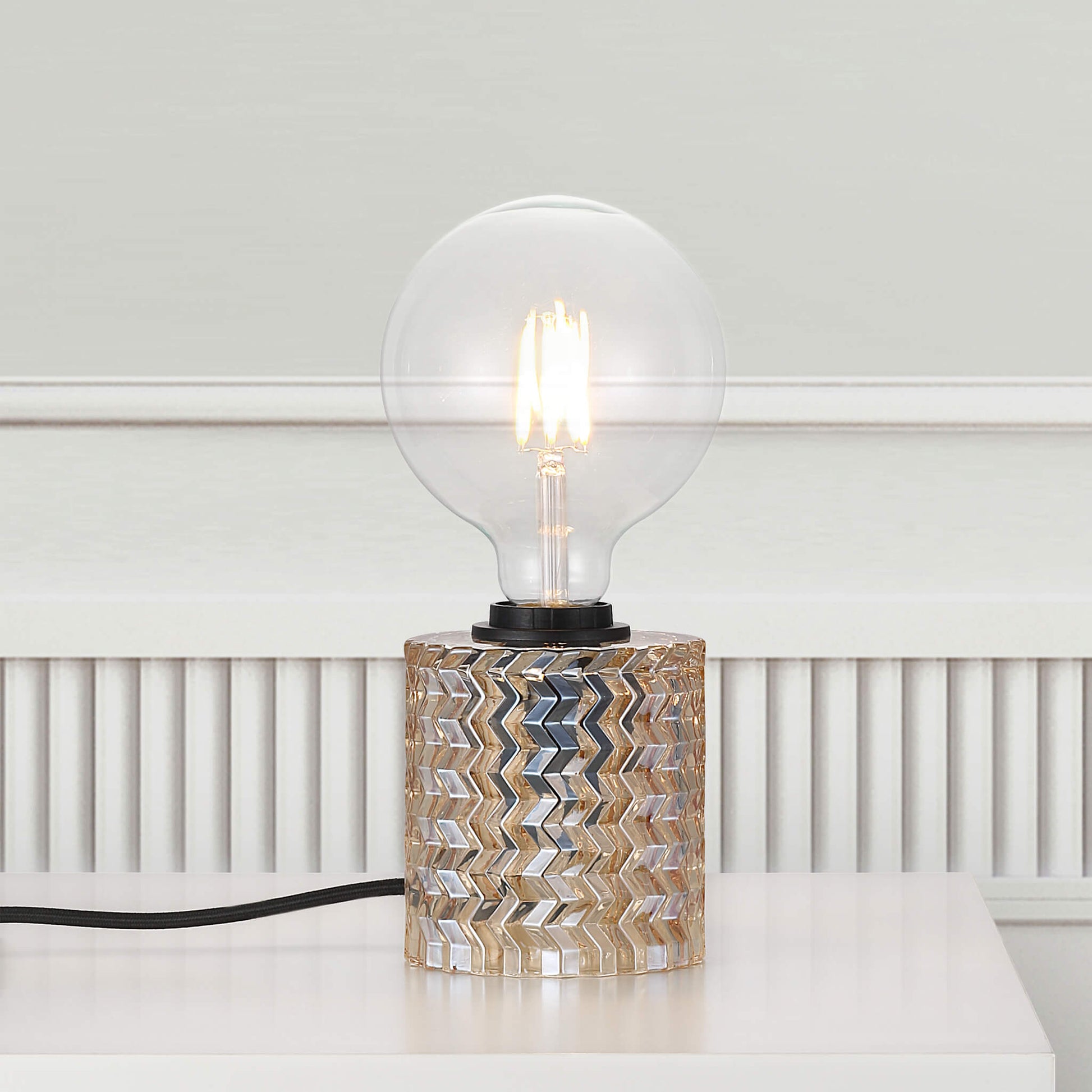 Nordlux Hollywood Mini Glass Table Lamp - -Lampsy