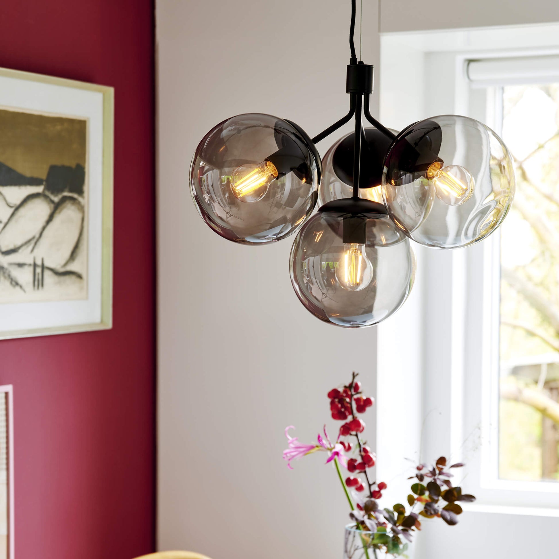 Ivona 4 Arm Ceiling Light