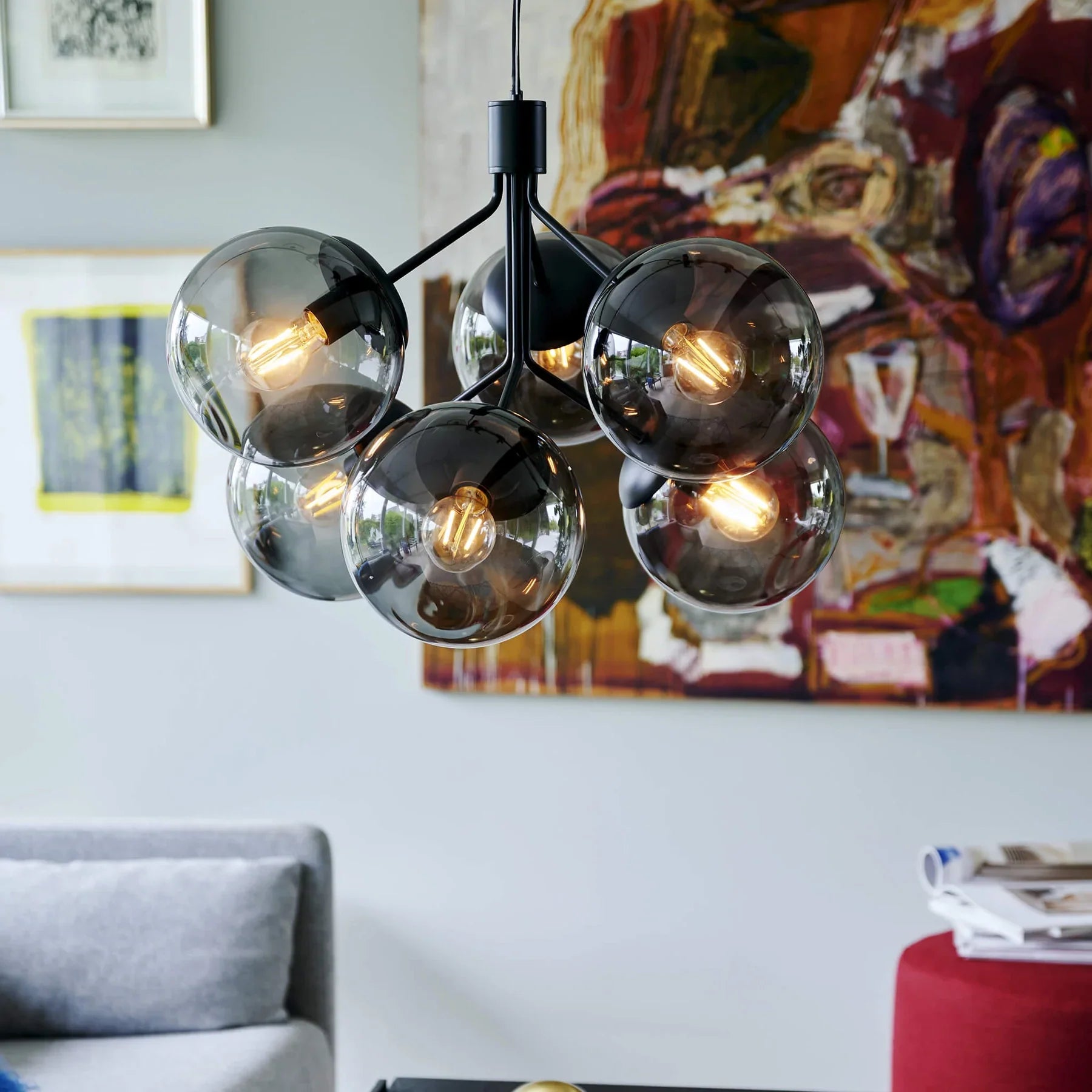 Ivona 6 Arm Ceiling Light