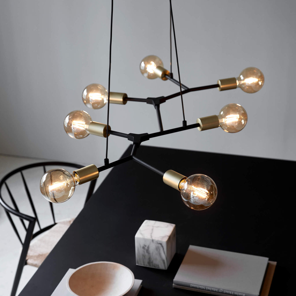 Nordlux Josefine 7 Island Branch Pendant Light - -Lampsy