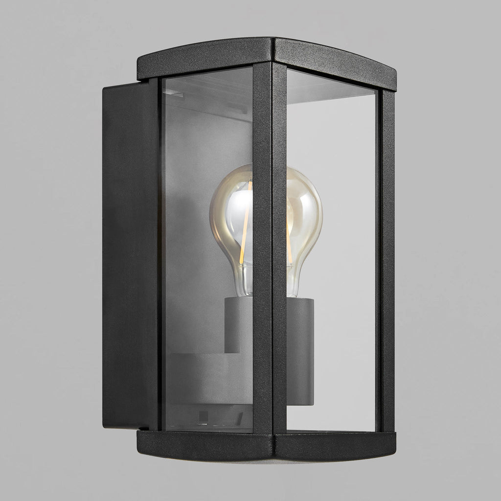 Luchy Wall Light, Black/Clear