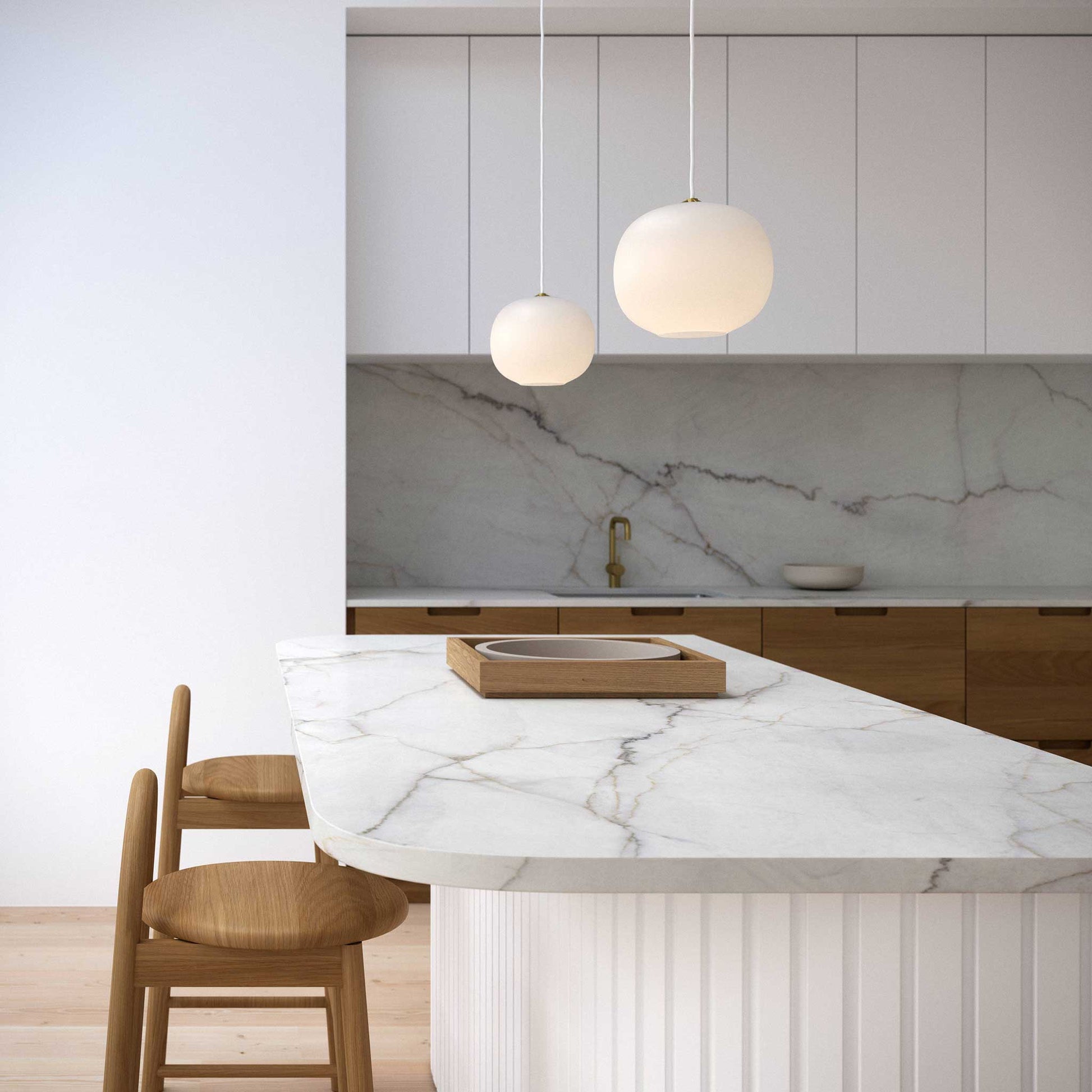 Navone Pendant Light, Opal