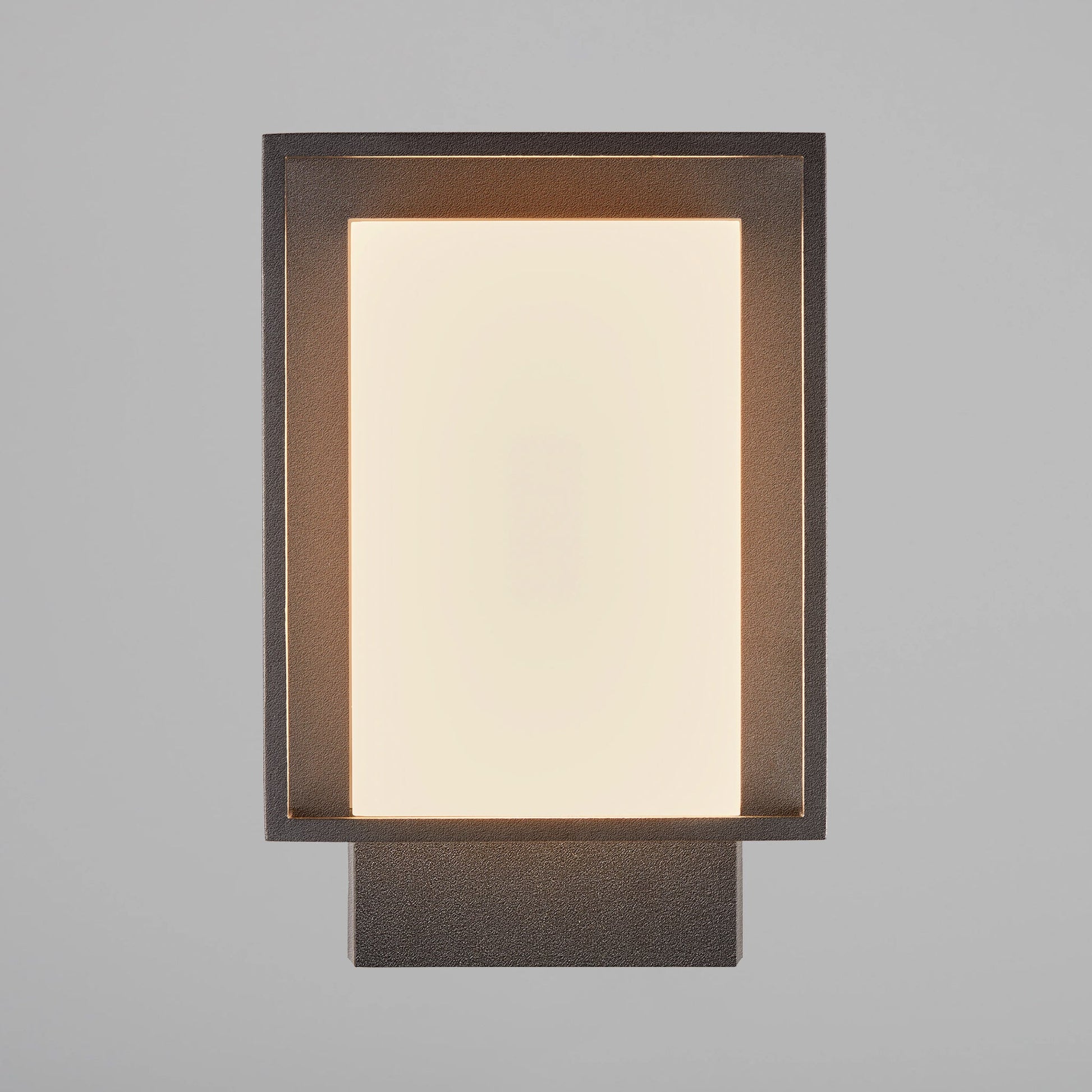 Nestor LED Outdoor Wall Light, Black/Opal