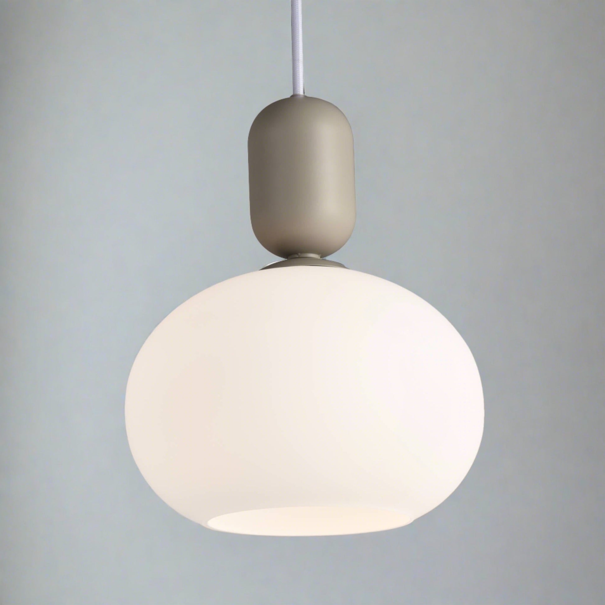 Nordlux Nordlux Notti Frosted Glass Globe Pendant Light - -Lampsy
