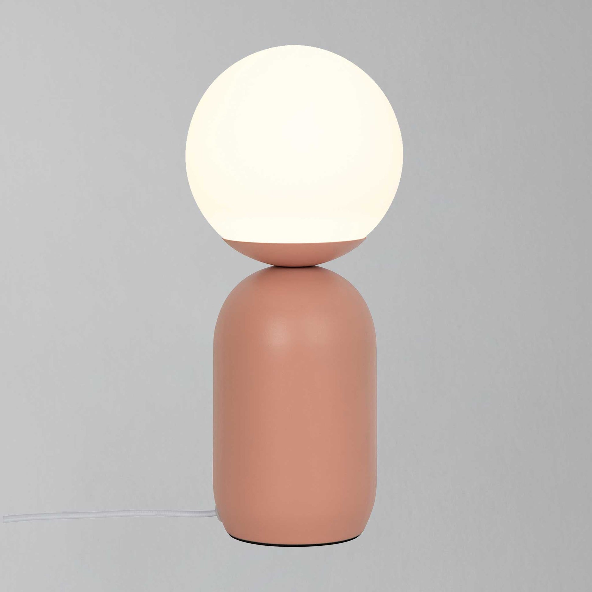 Notti Frosted Glass Globe Table Lamp