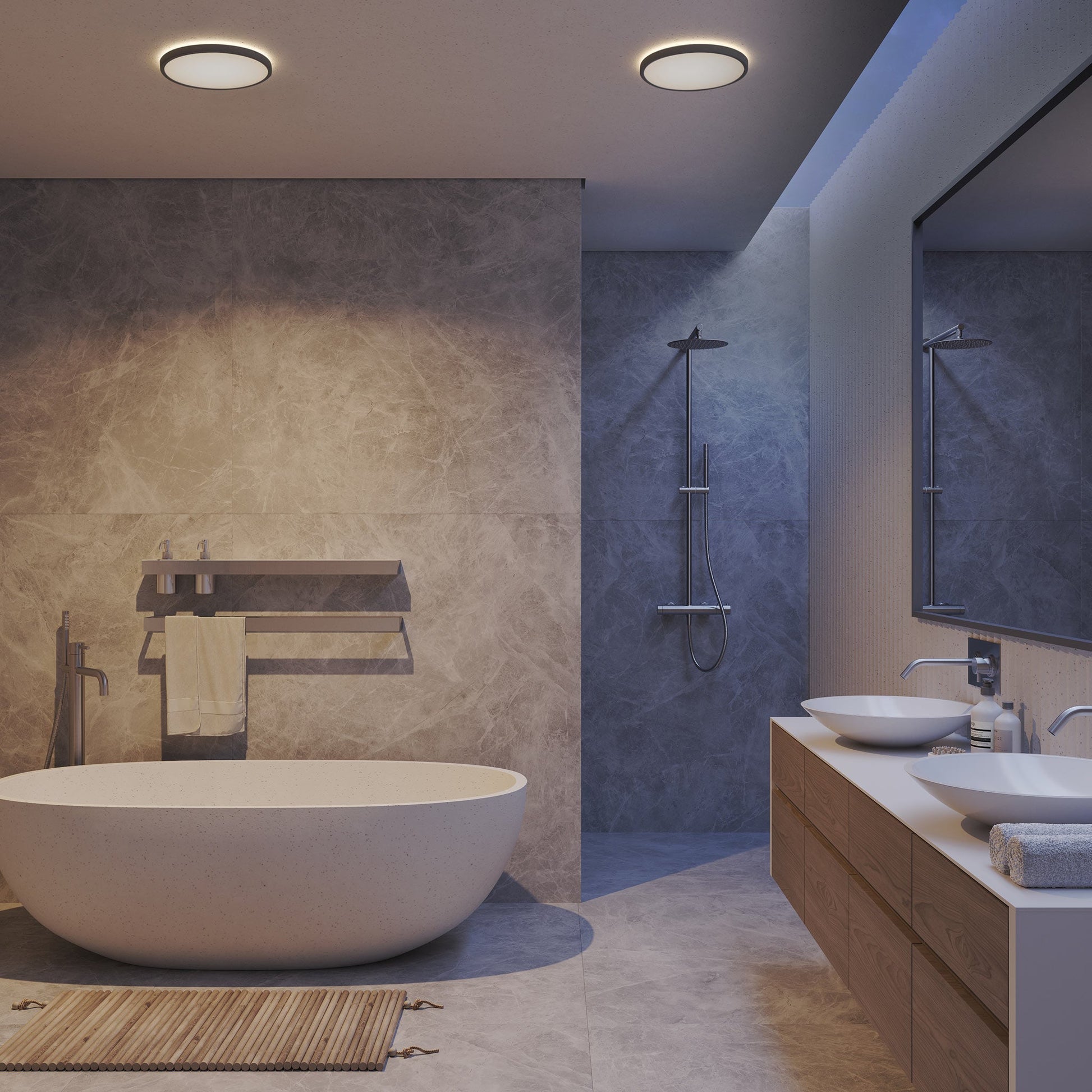 Oja 29 LED Bathroom Ceiling Light, IP54