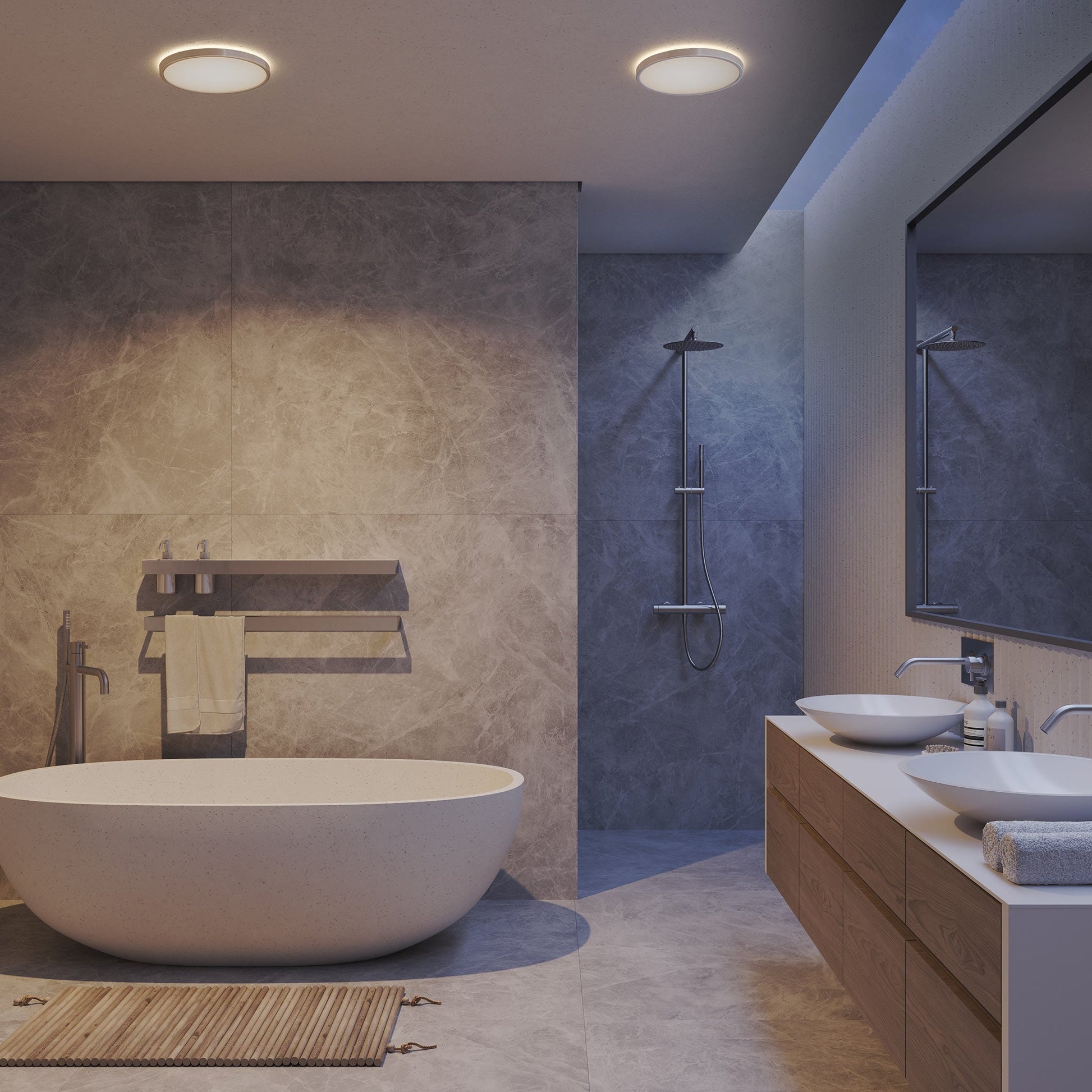 Oja 29 LED Bathroom Ceiling Light, IP54