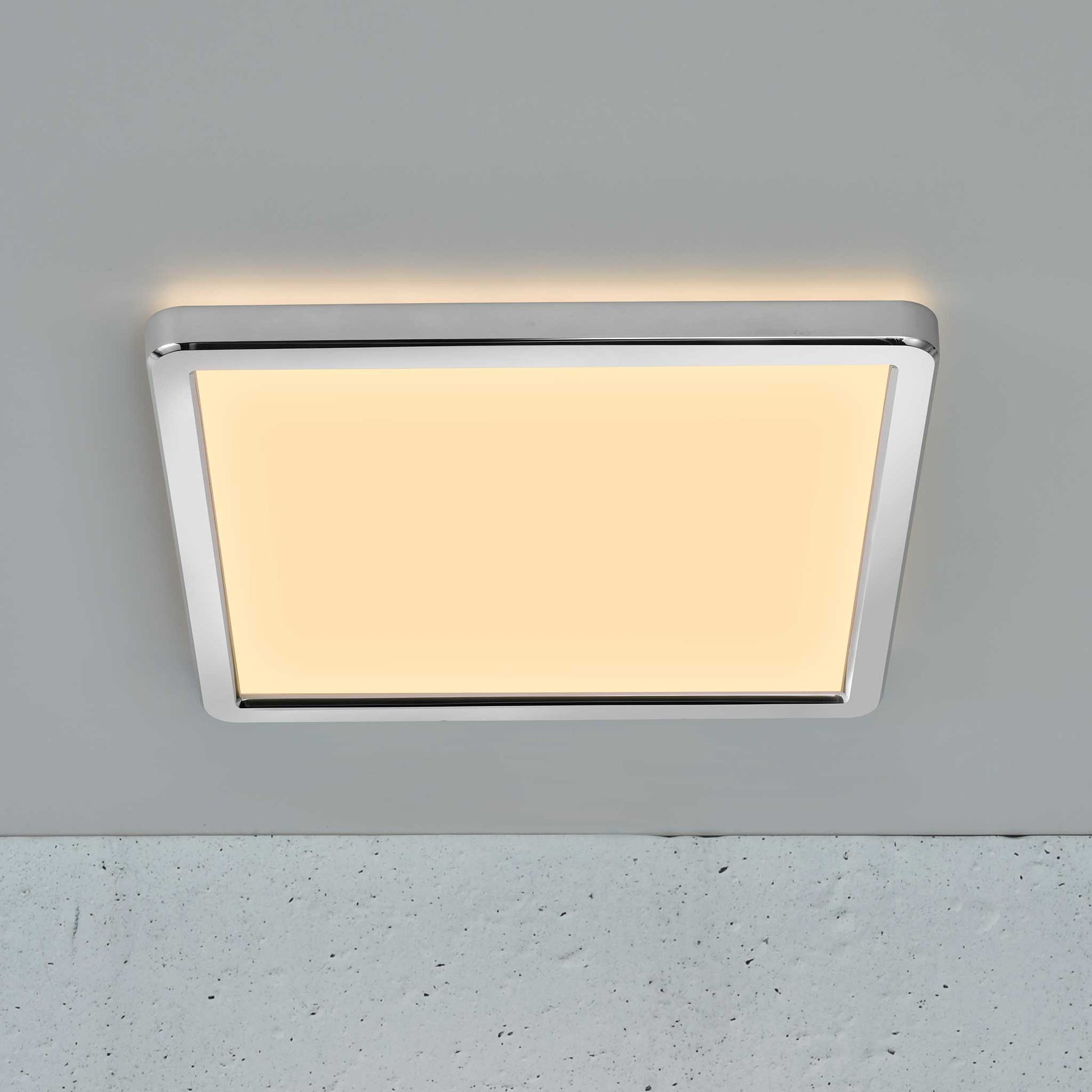 Oja 29 Square LED Bathroom Ceiling Light, IP54