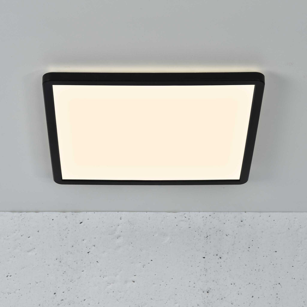 Oja 29 Square LED Bathroom Ceiling Light, IP54