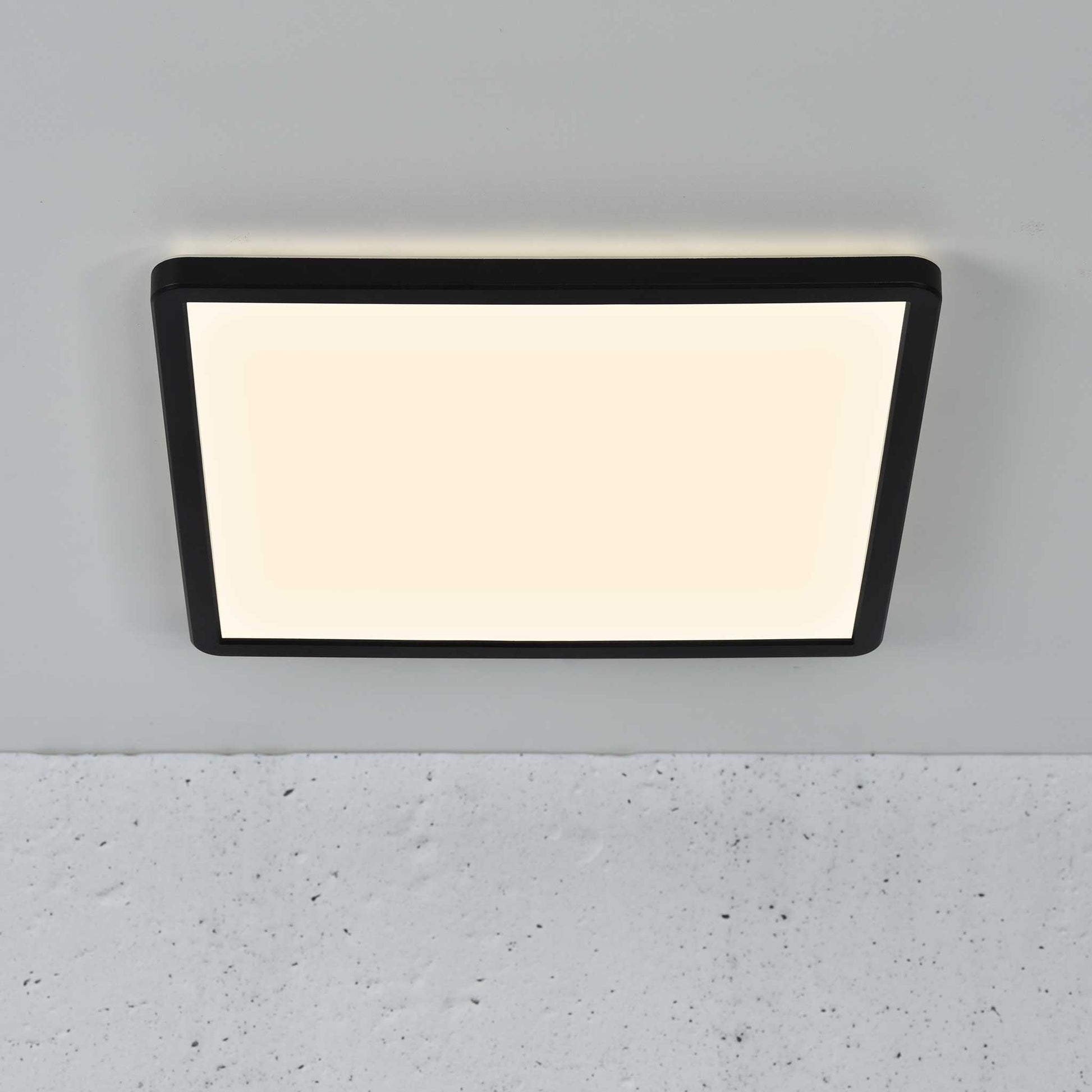 Oja 29 Square LED Bathroom Ceiling Light, IP54