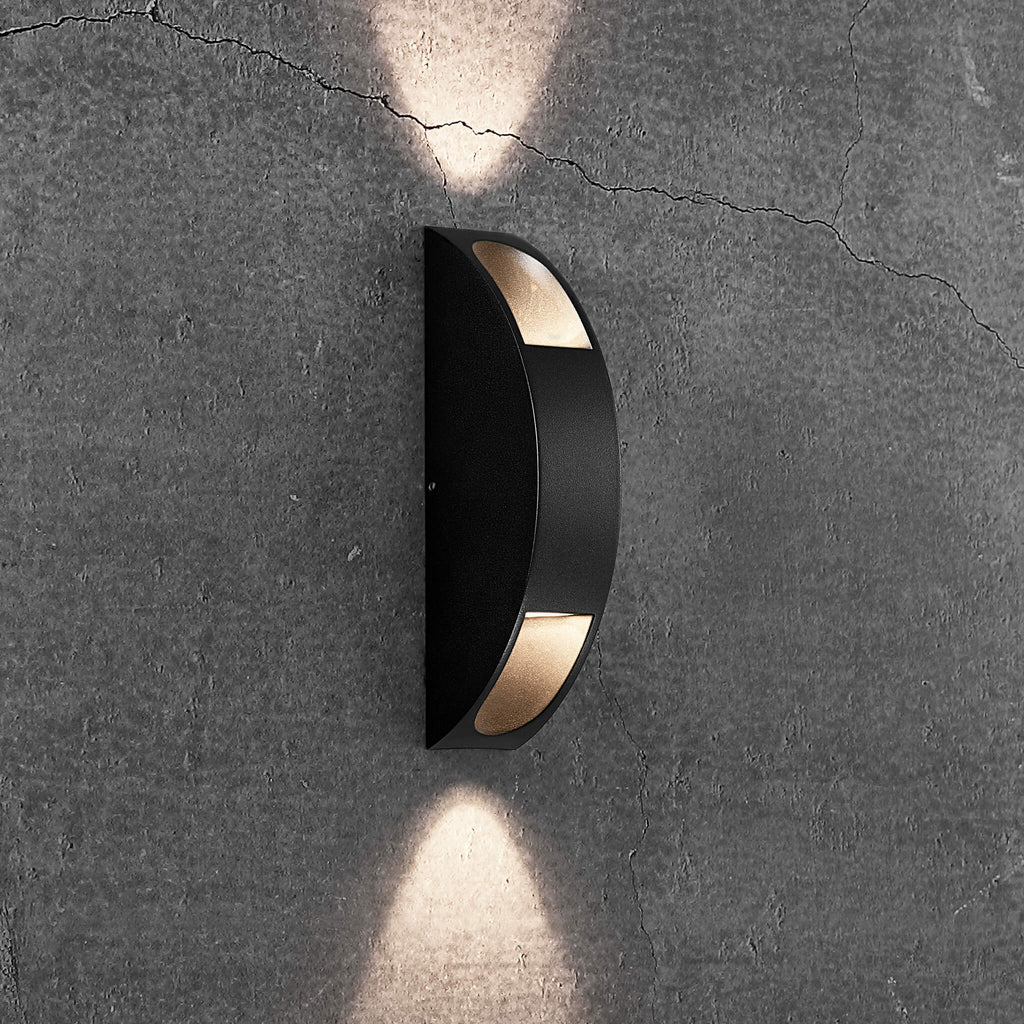 Pignia Up & Down LED Wall Light, Black