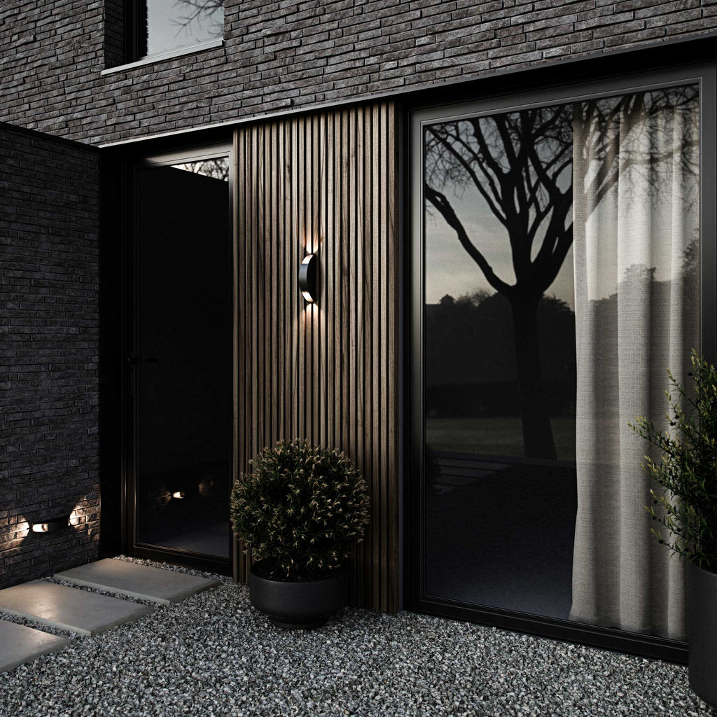 Pignia Up & Down LED Wall Light, Black