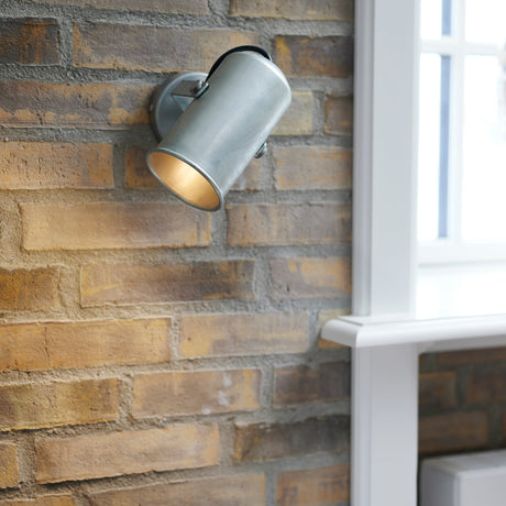 Porter Wall Light, Galvanised