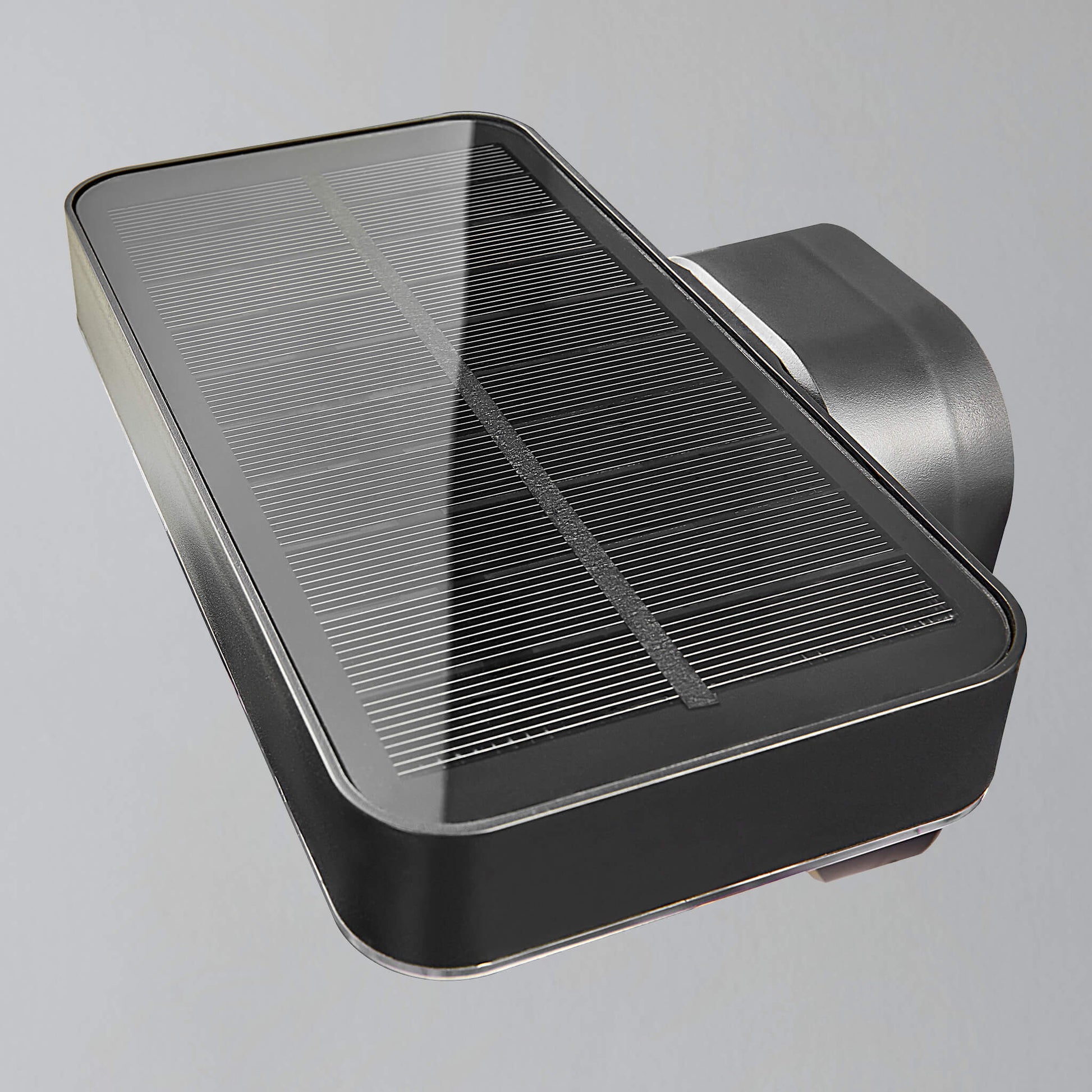 Rica Square LED Outdoor Solar Wall Light, Black