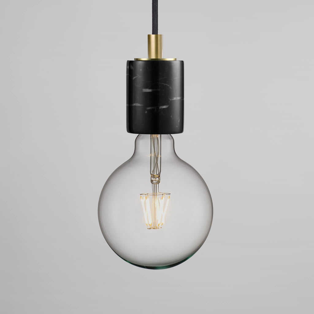 Nordlux Siv Marble Pendant - Black-Lampsy