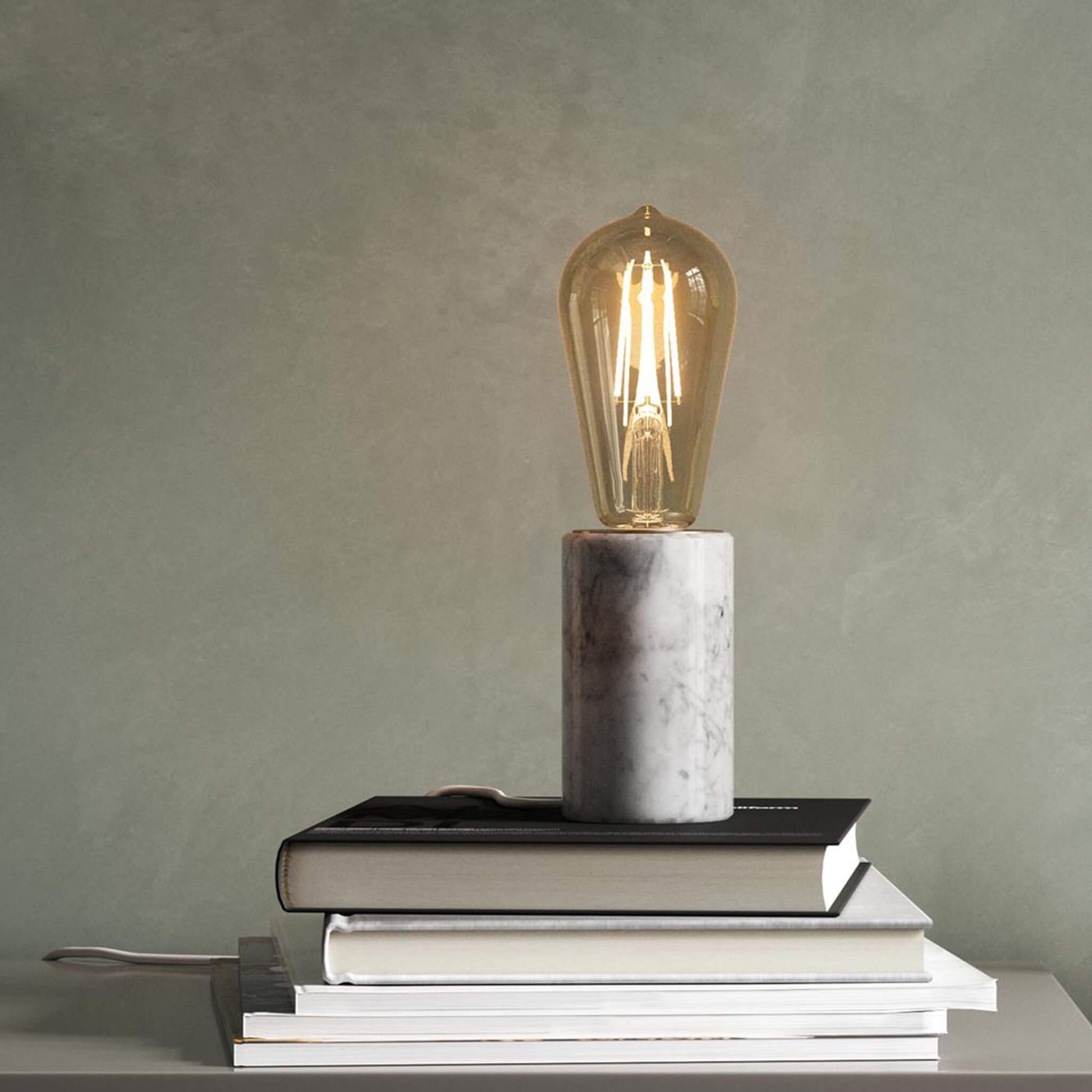 Nordlux Siv Marble Table Lamp - -Lampsy