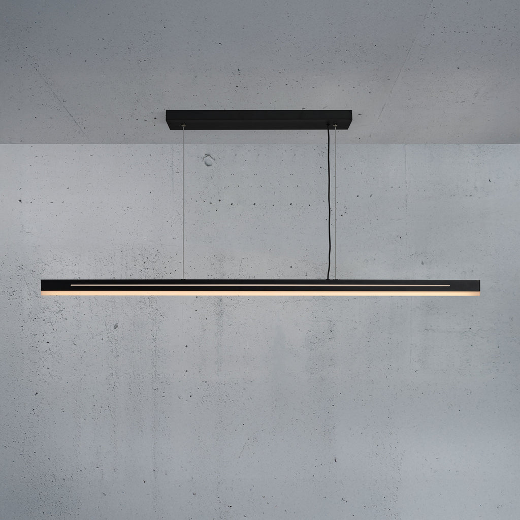 Skylar LED Bar Pendant Light, Black