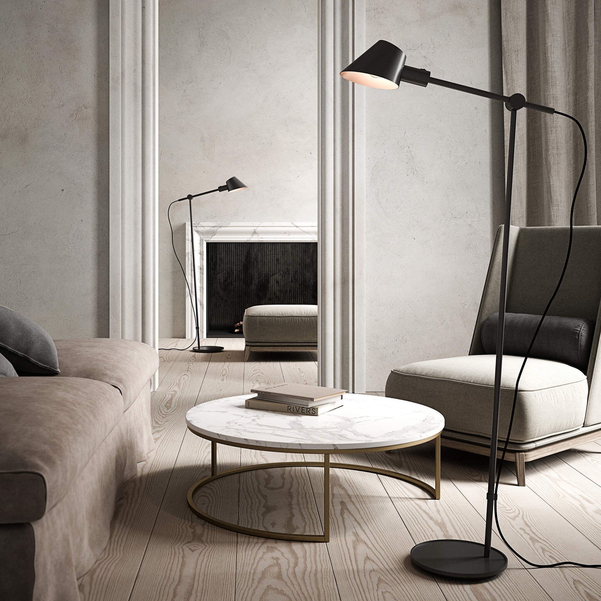 Stay Swing Arm Floor Lamp
