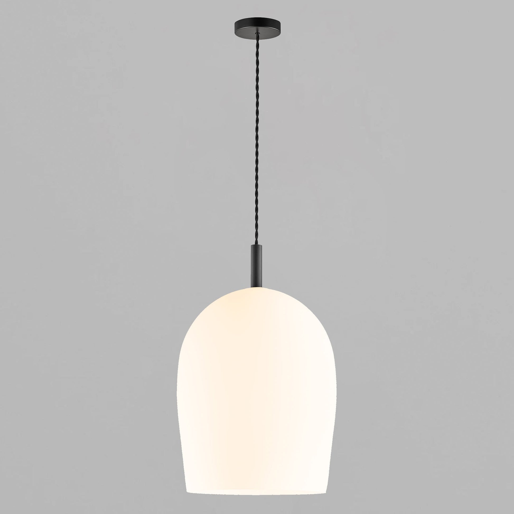 Uma 30 Glass Pendant Light, Opal