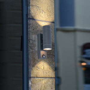 Rado Up & Down PIR Outdoor Wall Light