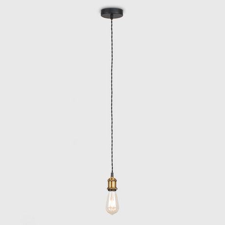 Retro Mini Pendant Light, Antique Brass