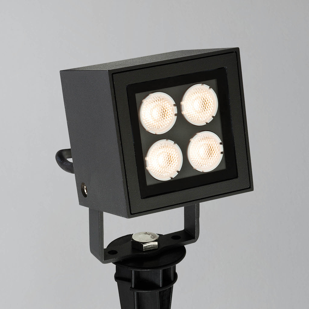 Square 8w LED Garden Spike Light