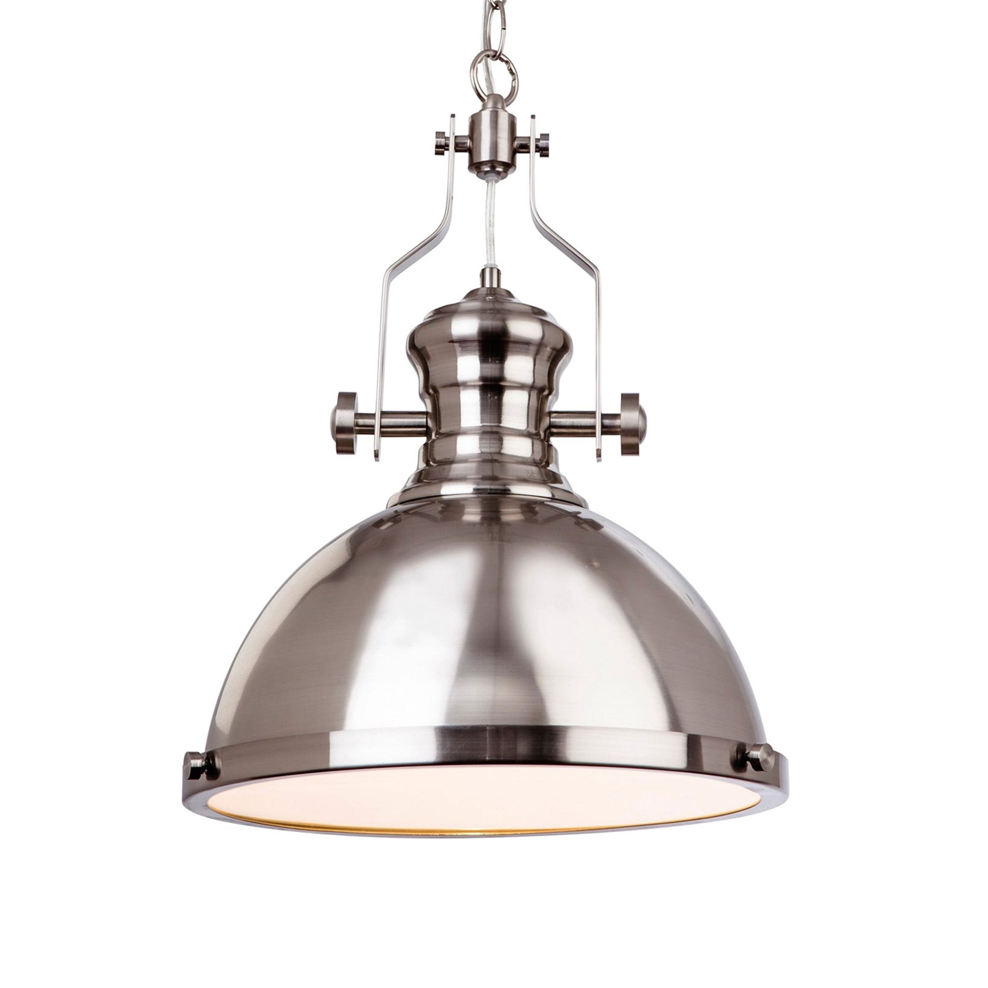 Trey Industrial Dome Pendant Light