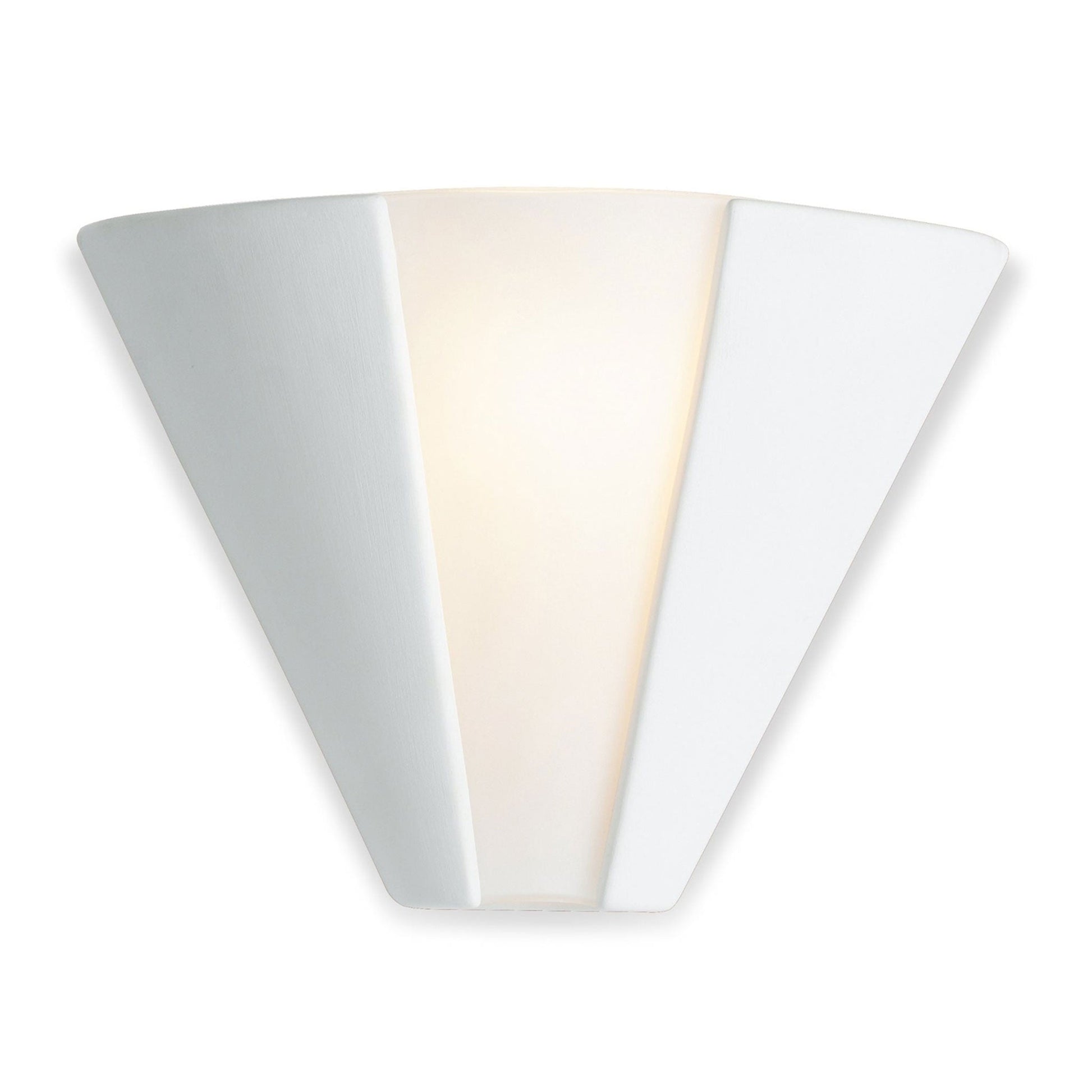 Valencia Flared Paintable Ceramic Wall Light