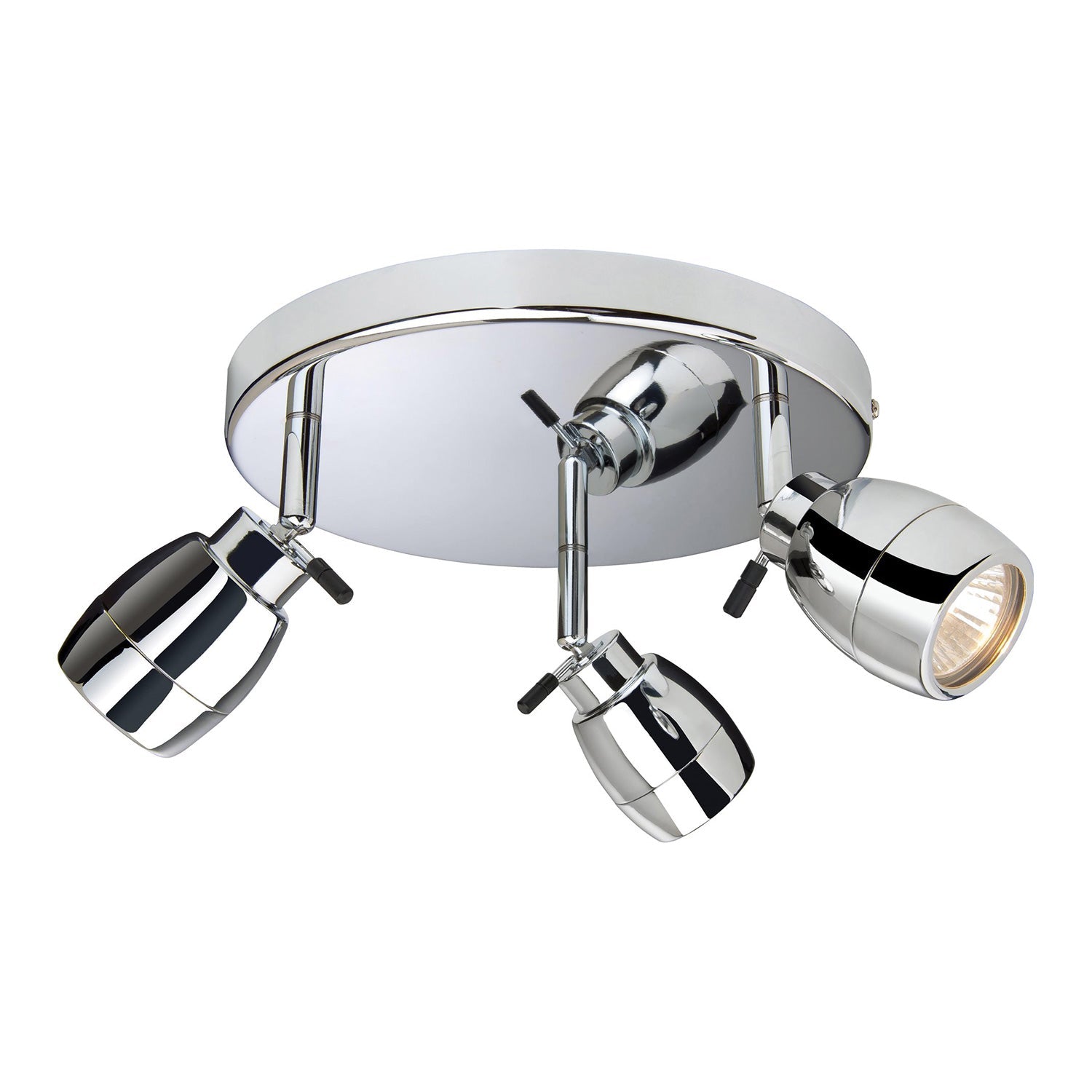 Axton Triple Chrome Bathroom Spotlight
