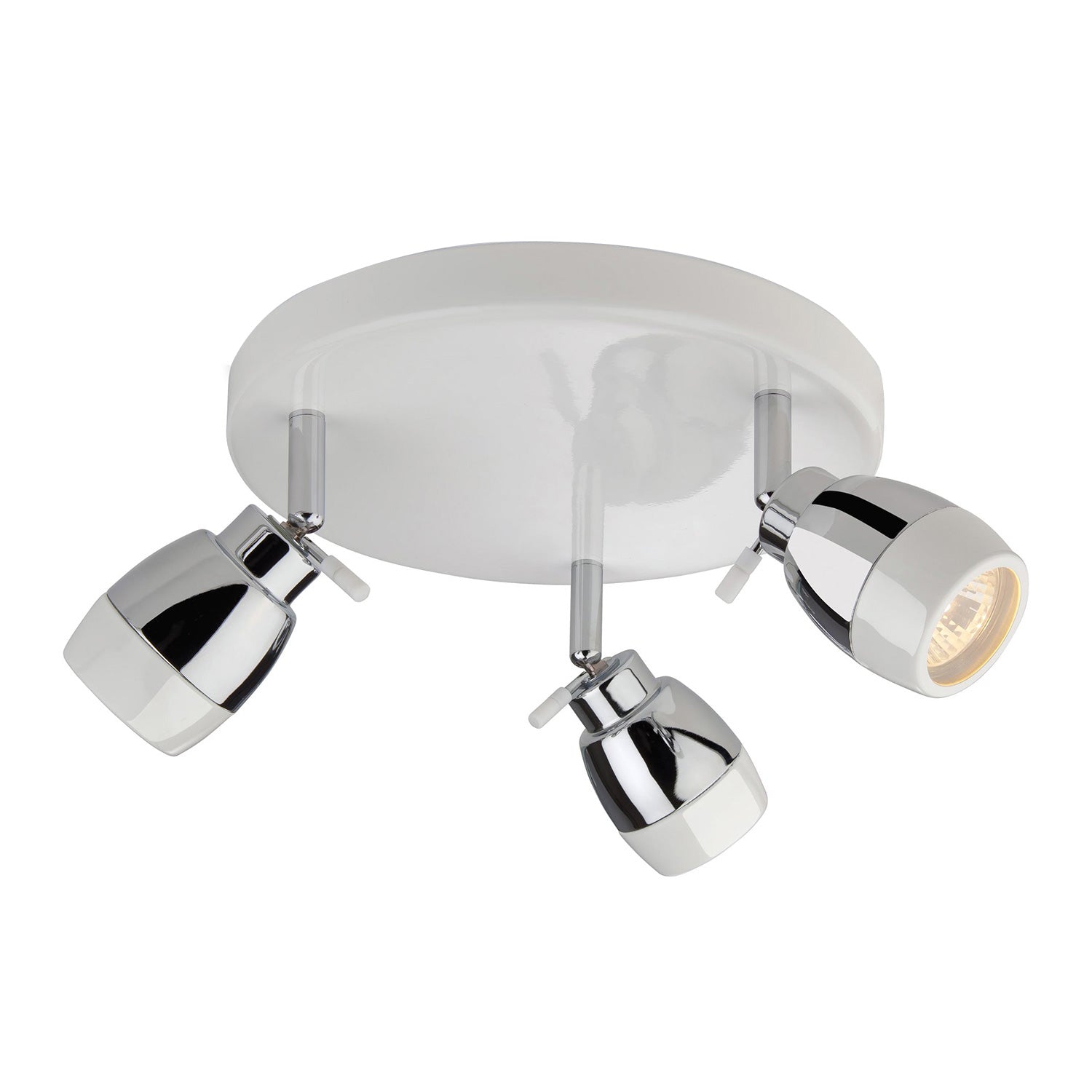 Axton Triple Chrome Bathroom Spotlight