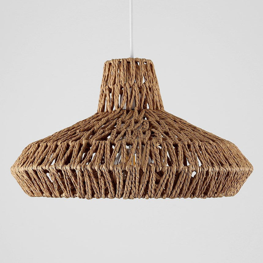 Wicker 35cm Easy Fit Pendant Shade