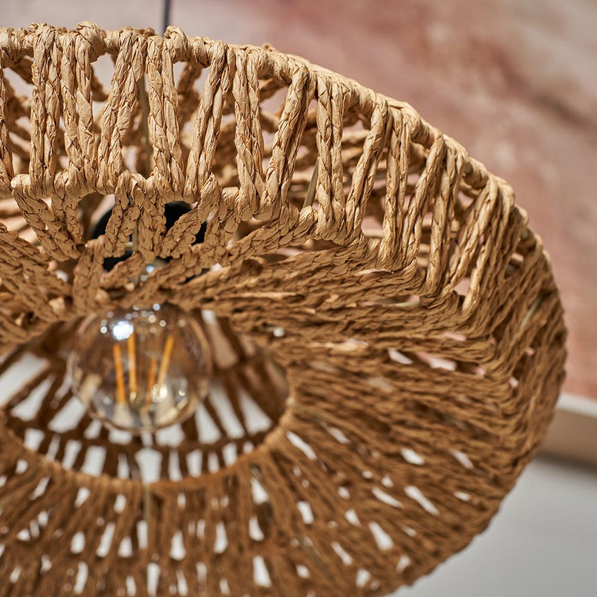 Wicker 35cm Easy Fit Pendant Shade