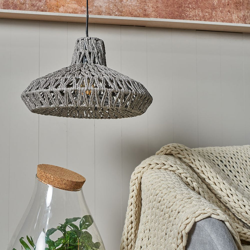 Wicker 35cm Easy Fit Pendant Shade