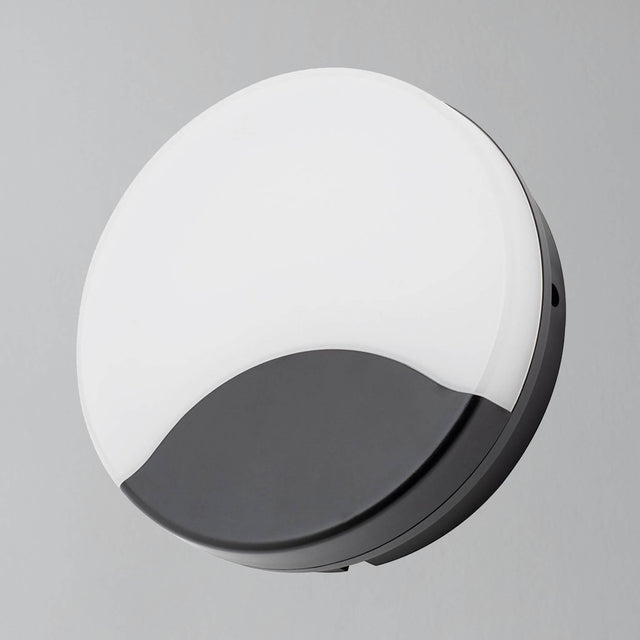 Lampsy 15w Round LED Bulkhead IP65 Black - -Lampsy