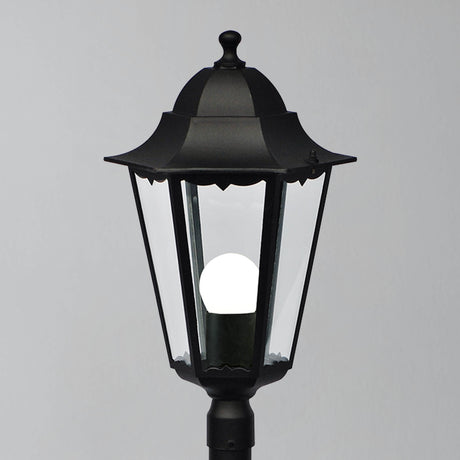 Cardiff Traditional Post Light, Black