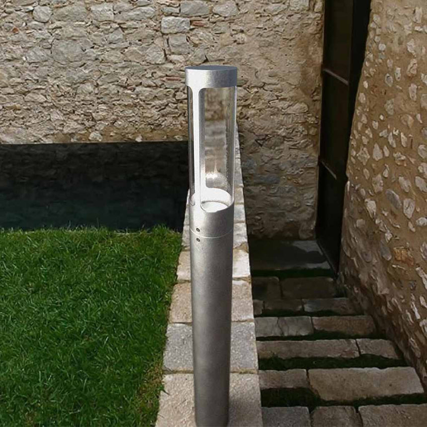 Nordlux Helix Post Light - Galvanised - Outdoor Lighting - Lampsy