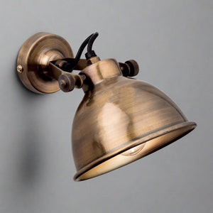 Lampsy FLR Huxley Wall Light - Antique Brass-Lampsy