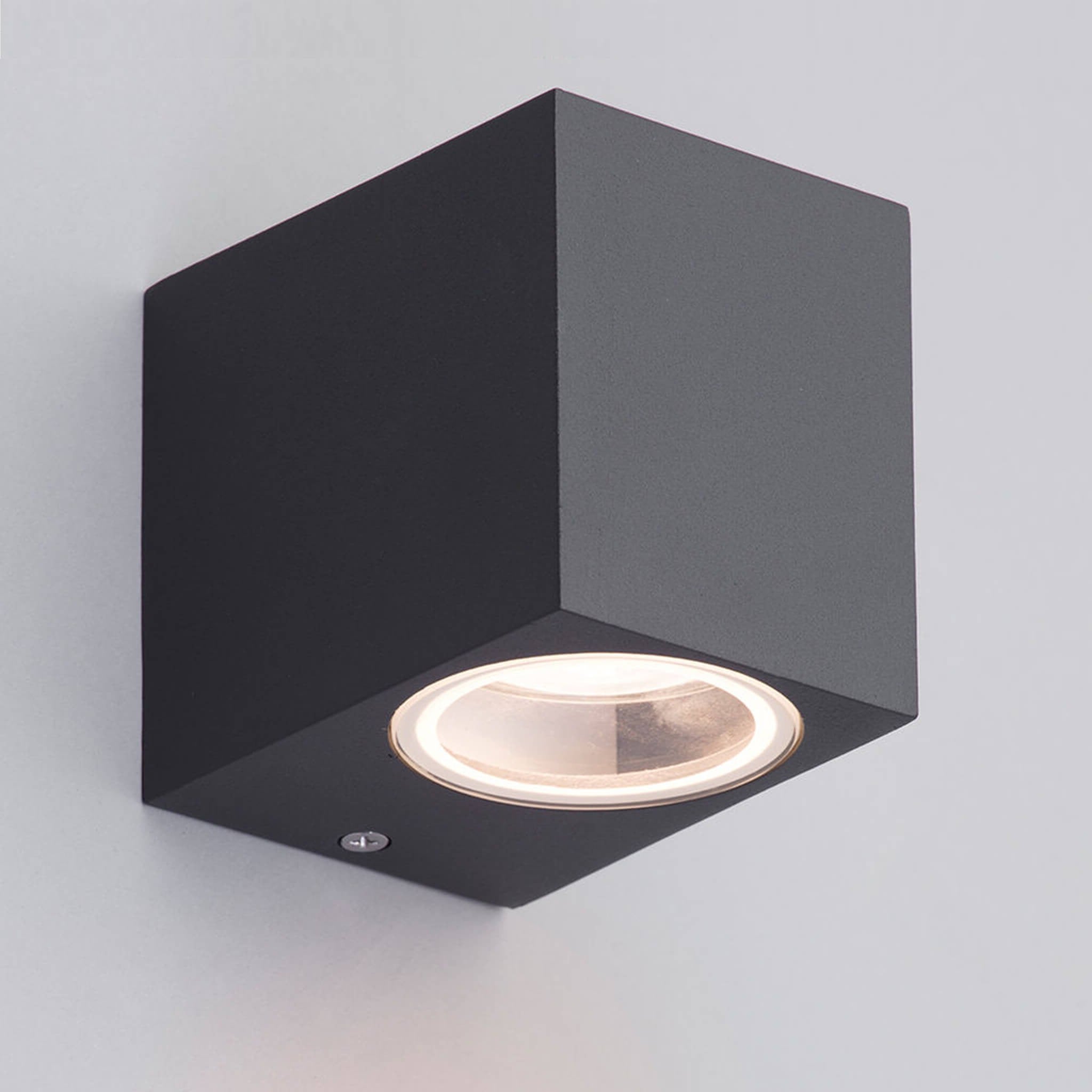 Black shop wall downlight