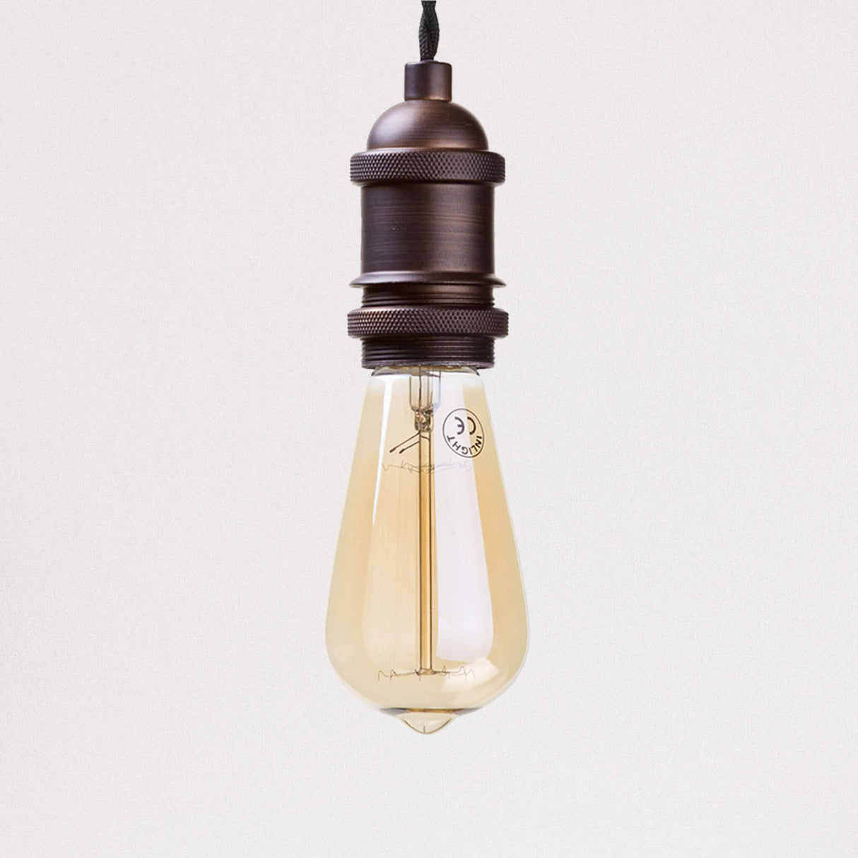 Lampsy Lumit Edison Pendant Light - Antique Bronze-Lampsy