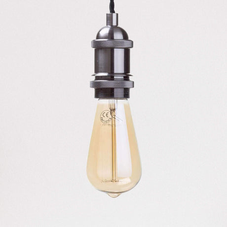 Lampsy Lumit Edison Pendant Light - Pewter-Lampsy