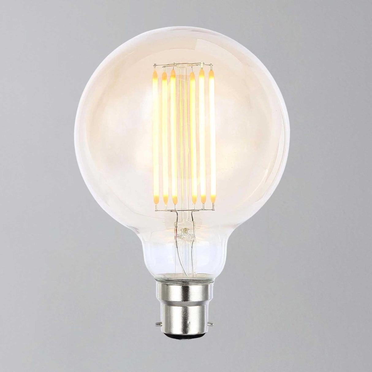 500lm G95 Globe 2200k Dimmable LED Filament Light Bulb B22 (40w eqv)